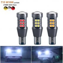 Super luminoso W16W T15 921 lampadine a LED Canbus luce per auto ad alta potenza 3030SMD senza errori per luci di segnalazione posteriori luci di riserva di backup