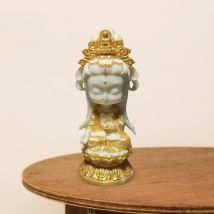 Miniatur-Buddha-Statue, Auto-Dekoration, Kunsthandwerk, buddhistische Figur, Buddha-Skulptur für Regal, Schreibtisch, Wand, Büro, Dekor, Dekor