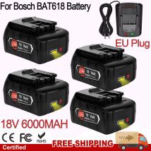 Für BOSCH 18V 6000mAh BAT609 BAT610 Für Bosch 18V Professionelle 18V Li-Ion Batterie GBA18V GSR18V BAT618 BAT619 Bohrer werkzeug Batterie