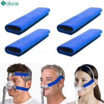 Riemen für CPAP-Kopfbedeckungsabdeckungen, 2/4 Stück, universelle CPAP-Gurtabdeckungen, weiche Fleece-Gurtpolster, reduzieren rote Markierungen und Haut, Irri-Tation