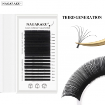 NAGARAKU Luxury Collected Classic Eyelash Extension 16rows Individual Denso Matte Black Professional Soft Natural