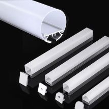 270 Lumineszenz kreisförmiges LED-Aluminiumprofil 20/30/40 mm LED-Kanaldiffusor Linear Bar Licht Lange Streifen Pendelleuchte Röhren