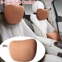Auto S-level Kopfstütze Nacken Unterstützung Sitz Weiche Neck Kissen Atmungsaktive Taille Kissen Kompatibel Für Tesla Audi Benz BMW auto Innen