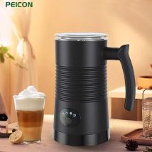 Elektrischer Milchaufschäumer, automatischer Rotationsschäumer für Kaffee, Cappuccino, Latte, 4-in-1, heißer und kalter Schaumbereiter, Milchaufschäumer