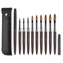 1pc kolinsky nagel kunst pinsel acryl uv gel verlängerung stift nagellack malerei zeichnung pinsel nagel kunst pinsel für maniküre werkzeug
