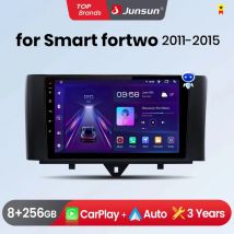 Junsun Wireless CarPlay Android Auto Radio per Smart Fortwo 451 2005 - 2015 sistemi intelligenti per Auto RDS BT DSP 2 din autoradio