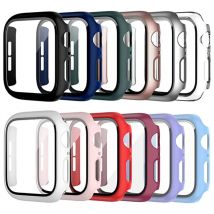 Hülle für Apple Watch Band 44mm 40mm 42mm 38mm 40 44mm 9 8 7 6 SE 5 4 3 Displayschutzfolie PC Bumper iWatch 45mm 41mm Ultra 2 49mm