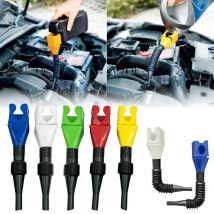 Strumento di trasferimento del filtro dell'imbuto dell'olio in plastica del motore a benzina di rifornimento del motociclo dell'automobile pieghevole Strumento di drenaggio dell'imbuto flessibile