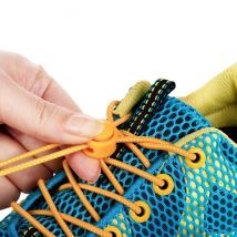 1 paio 22 colori lacci elastici chiusura rotonda senza cravatta lacci per scarpe bambini adulti lacci pigri rapidi scarpe da ginnastica in gomma lacci T1