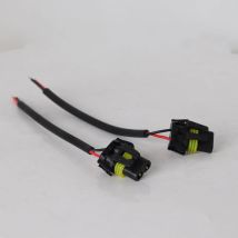 2 x 9005 HB3 9006 HB4-Lampenfassungen, weiblicher Adapteranschluss für Scheinwerfernebel, bequeme und einfache Installation von Lampenlampen
