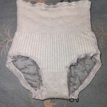 (kann individuell gestaltet werden) Damen-Slips aus Baumwollmischung mit hoher Taille, schlankes Absord-Shaping-Höschen, Bauchkontrolle, geschwollene, große Form