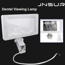 JNSUR Dental Unit Viewing Lampe mit LED-Uhr, Röntgen-Hintergrundbeleuchtung, Niederspannungsansicht, Lichtfolie für Zahnarzt, Zubehör