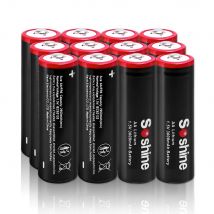Soshine 1.5 Volt 3000mAh Batteries AA 1.5V Lithium Battery Non-Rechargeable Li-ion Battery for Flashlights Electronic Doorbell