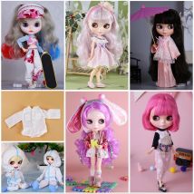 Eisige dbs blyth puppen kleid 1/6 bjd einfach gekleidete kleidung anime mädchen spielzeug geschenk sd