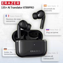 Auricolari traduttore AI Erazer XT89PRO Auricolari Bluetooth Gioco Cuffie wireless a bassa latenza Softpad con riduzione del rumore in-ear