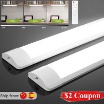 Lampade per armadietti a LED dimmerabili Lampada per armadio da cucina con telecomando Barra luminosa a tubo a LED 85-265V per tubo luminoso collegabile per camera da letto di casa