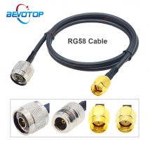 1PCS N zu SMA RG58 Kabel N Männlich Weiblich zu SMA/RP-SMA Männlich RF Coax RG-58 Pigtail 3G 4G 5G LTE Antenne Verlängerung Jumper 10CM ~ 30M