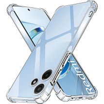 Silicone Transparent Phone Case for Xiaomi Redmi 12 4G 5G Case Clear Redmi Note 12 13 Pro Plus Case TPU Shockproof Back Cover