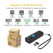 3 IN 1 Wireless BT Version 5.0 Barcode Reader Small Pocket Scanner Devices Uploading to tablet on Phone Computer POS machine