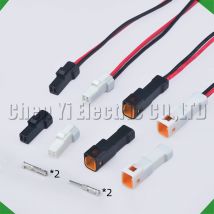 2-poliger automatischer wasserdichter elektronischer Steckverbinder Kabelbaum-Stoßstecker 02R-JWPF-VSLE-S 02T-JWPF-VSLE-S JWPF-VSLE-D