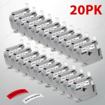 1 ~ 20 Stück M-K231 MK231 kompatibel für Brother 12 mm MK Etikettenband MK-231 MK-131 MK-631 für Brother P-touch PT-70 PT-80 Etikettendrucker