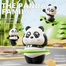 HYES Panda-Aufziehspielzeug, Sportthema, Panda-Uhrwerkspielzeug, lustige pädagogische Tiere, Uhrwerkspielzeug, tolle Geschenke für Kinder, Jungen und Mädchen