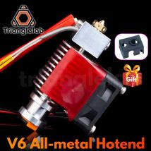 R Trianglelab Highall-metal V6 Hotend 12V/24V Stampa Bowen remota J-testa Hotend e staffa ventola di raffreddamento per v6 HOTEND per PT100