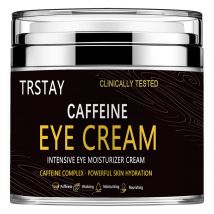 Koffein-Augencreme gegen Alterung, Augenringe, Tränensäcke, Schwellungen. Tolle Haut unter den Augen + Gesichtsstraffung, Augenlift-Behandlung für