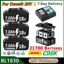 2.5ah Batterie 18V für Makita Bl1830 7,0 Batterien Bl1850b Bl1850 Bl1840 Bl1860 Batterie & Ladegerät 7000mAh Ersatz batterien