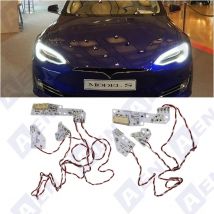 Hellweiße Tagfahrlicht-LED-Platinen für Tesla Model S 2016–2020 DRL-Modul 13953978510