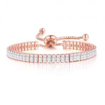ZHOUYANG Kpop frauen Tennis Armband Luxus 2.5*5mm Multicolor Zirkon Armbänder Für Frauen Großhandel Einstellbare Schmuck DZH009