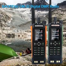 Radiotelefon Baofeng DM-32 DMR Cyfrowy GPS 8W 144/430MHz VHF UHF 2M 70CM Amatorski Pas Lotniczy Rx Radio DM-32UV