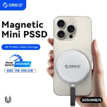 ORICO KR20Mini magnetische externe SSD für iPhone 17 16 15 Pro/Max ProRes 2000 MB/s 4K ProRes HDR Record and Store