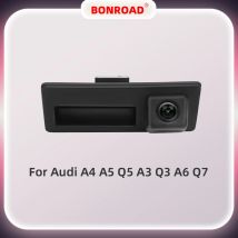 BONROAD telecamera posteriore per auto a 170 gradi per Audi A4 B8 Q3 Q5 A5 A8 S5 A3 A6 C7 A7 Volkswagen telecamera per maniglia del bagagliaio di Backup del parcheggio