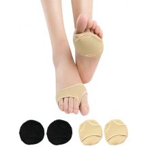 Forefoot Gel Pads Silicone Insoles for Shoes Metatarsal Pad Foot Breathable Shock Absorption Women Feet Pain Relief Shoe Cushion