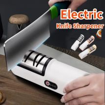 Neues Upgrade USB Elektrischer Messerschärfer 4-Gang-Schärfer Küchenmesser Schere Einstellbares Werkzeug Multifunktionaler Zweck
