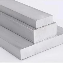 Massive Aluminium-Flachstabplatte, quadratischer Stab