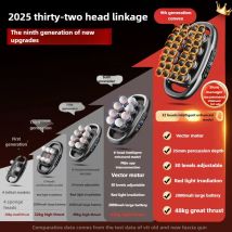 JAIYORL 32 Massageköpfe Massagepistole Deep Tissue Muscle Professionelle Qualität Hochwertige drahtlose Frequenzvibration Masajeador