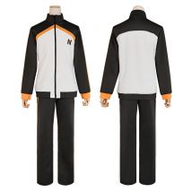 Re:Life In A Different World From Zero Anime Natsuki Subaru Cosplay Costume Embroidery Full Zip Tracksuit Elastic Pants