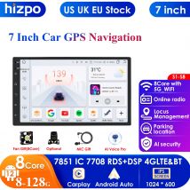 7'' Android 13 Radio samochodowe Androidauto Carplay 2 Din GPS Car Audio Samochodowy odtwarzacz multimedialny Samochodowe inteligentne systemy 7862 8Core