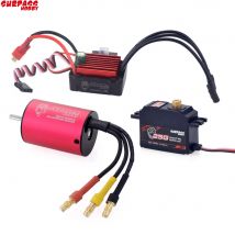 SURPASS HOBBY KK Combo 2838 3600KV bürstenloser Motor mit 35A ESC + S0025M 25G Servo 2S 3S für 1/14 1/16 RC Offroad On-Road-Auto