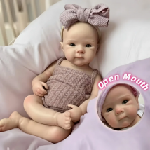 Muñeca de silicona para niña Reborn Bettie Bebe, resistente al agua, 13 pulgadas, con 2 conjuntos de trajes, pintura hecha a mano, piel, tacto suave, muñeca de silicona para recién nacido