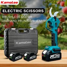 Forbici di ricarica Kamolee forbici da potatura da giardino forbici elettriche portatili strumento di potatura, compatibile con batteria Makita18V-24V