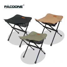 PACOONE Outdoor Portable Folding Stool Aluminum Alloy Minin Storage Chair Camping Fishing Chair Picnic Lightweight Furniture New