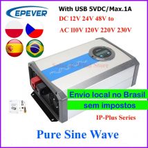 Epever-inversor Solar de onda sinusoidal pura IP Plus, 1500W, 2000W, 3000W, SPWM, 12V, 24V, 48V, salida de 220V, 230V, 110V, 120V, IP3000-41-Plus