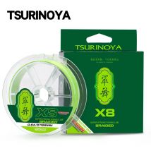 TSURINOYA 300M 150M 100M 8 Tesse PE Lenza da pesca H8 Ultra-lunga Casting 8 fili intrecciati Liscio Multifilamento Linea 14-50LB