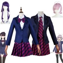 Komi kann nicht kommunizieren Komi Shoko Osana Najimi Cosplay Kostüm Anime Perücke High School Uniform Hemd Krawatte Hals Frauen Halloween Anzug