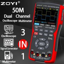 ZOYI ZT-703S 3-in-1-Oszilloskop-Multimeter mit 3,5-Zoll-IPS-Display, 25000 Zählungen, Zweikanal, 50 MHz Bandbreite, 280 MSa/s hoch
