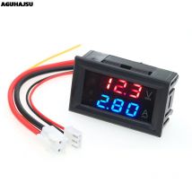 0.28 "led DC0-100V 10A Digital Voltmeter Amperemeter 2 in1 Multimeter 12V/24V Spannung Ampere Meter Volt amp Gauge Panel Dual Display