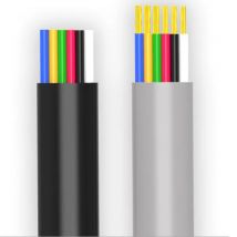 20 Meter RJ11-Kabel, 6-adrig, RJ12, sauerstofffreies Kupfer, flaches Telefonkabel, Verlängerungskabel